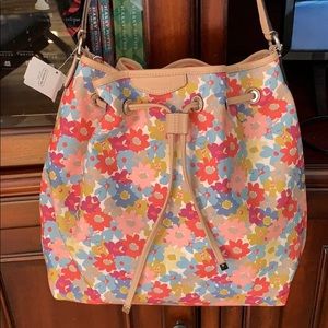 Floral Coach Shoulder Bag